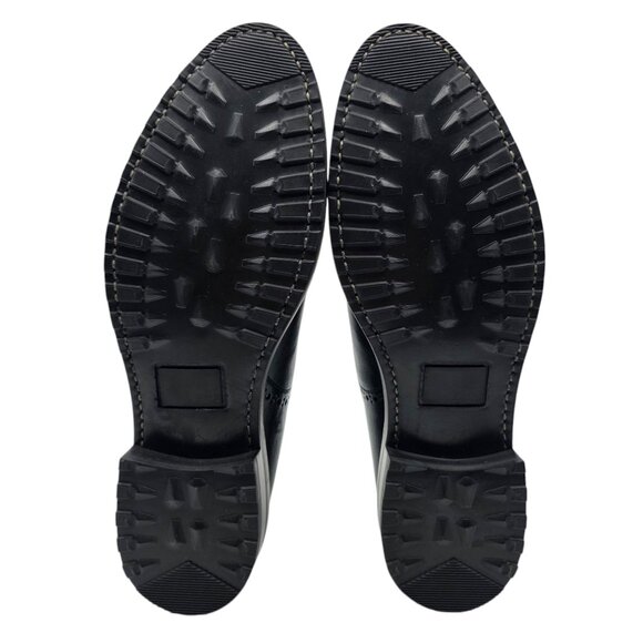 The Office of Angela Scott Mr. York Black Double Monkstrap Leather Oxford Shoe - Picture 12 of 13